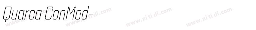 Quarca ConMed字体转换